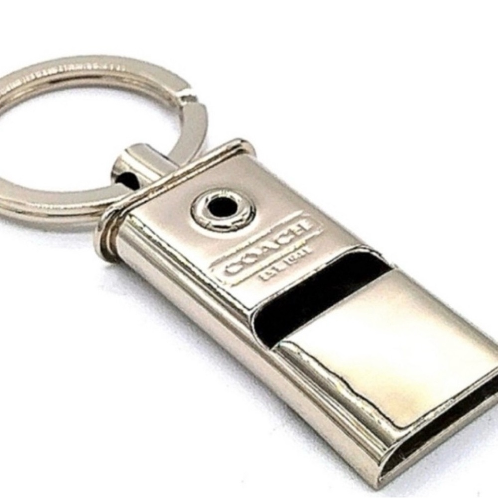 Coach Whistle Keyring Bag Charm - Picture 2 of 2